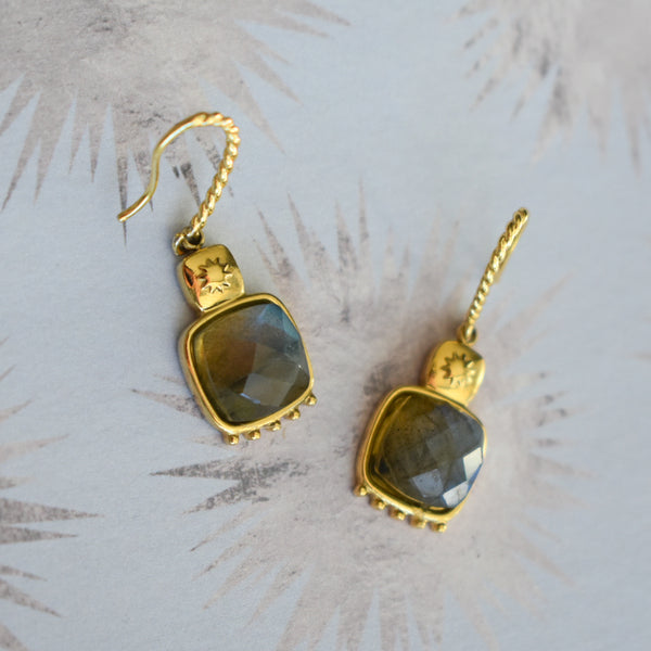 Labradorite Aurora Earrings